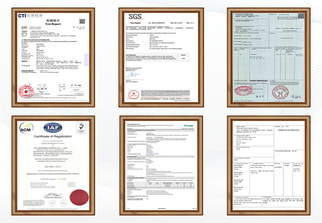 企业认证及产品质量证书