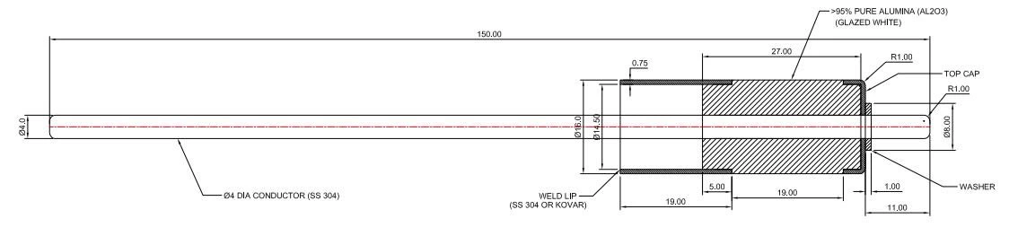 高压高真空馈通