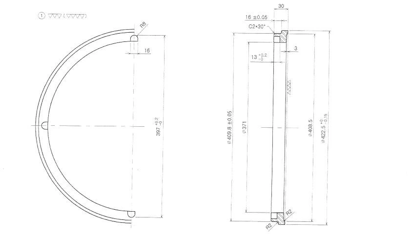大直径RBSiC机械密封碳化硅