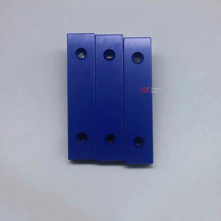蓝色氧化锆陶瓷打孔垫块